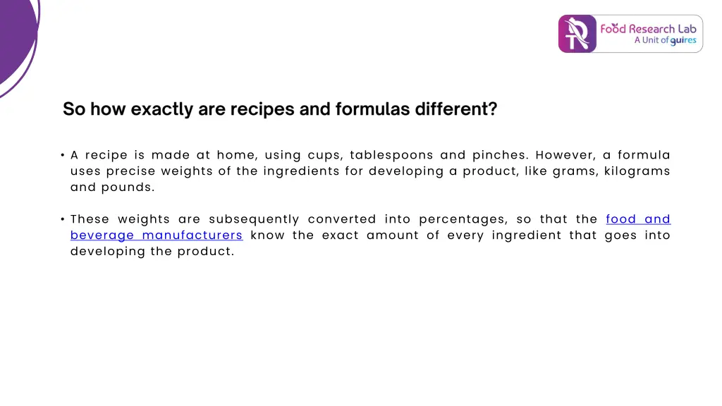 a recipe is made at home using cups tablespoons