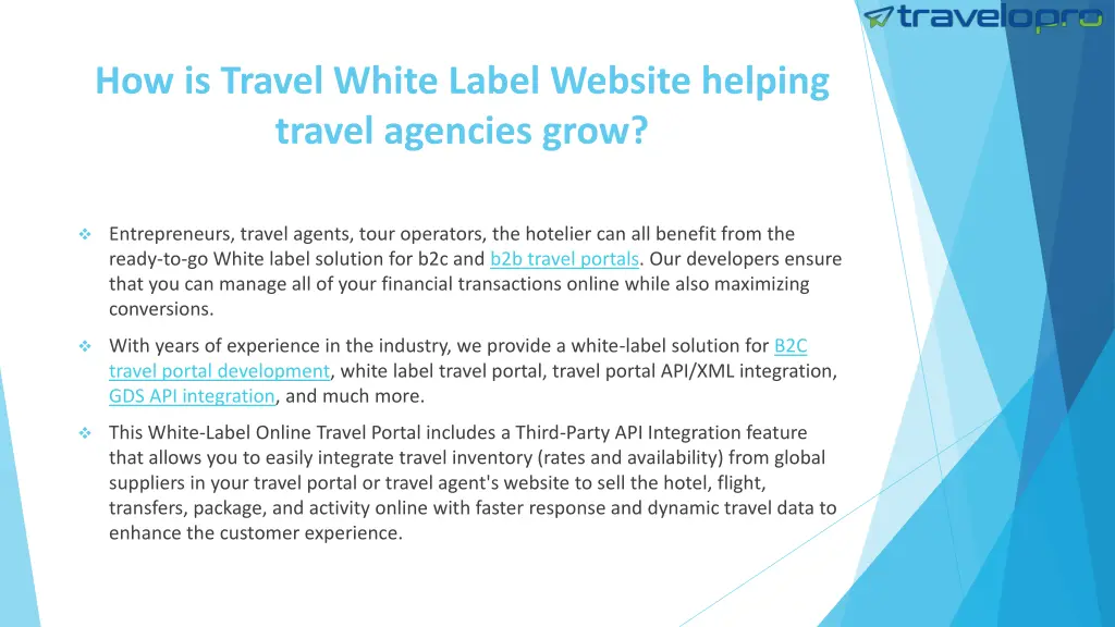 how is travel white label website helping travel