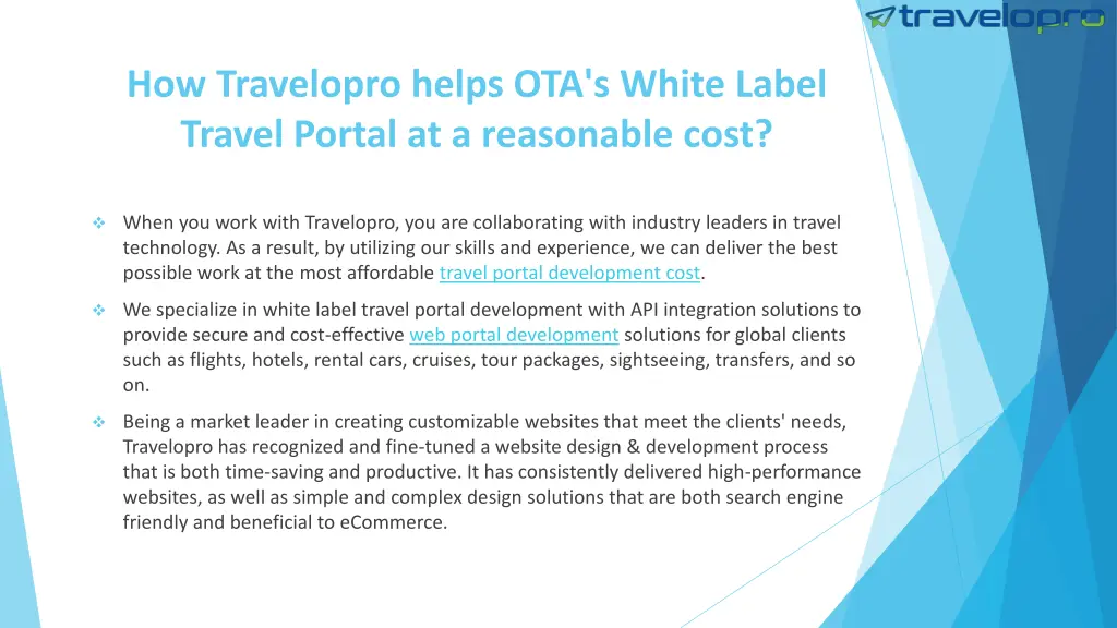 how travelopro helps ota s white label travel