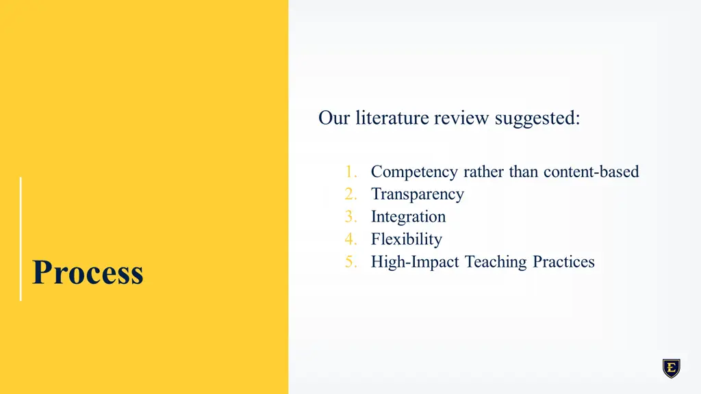 our literature review suggested