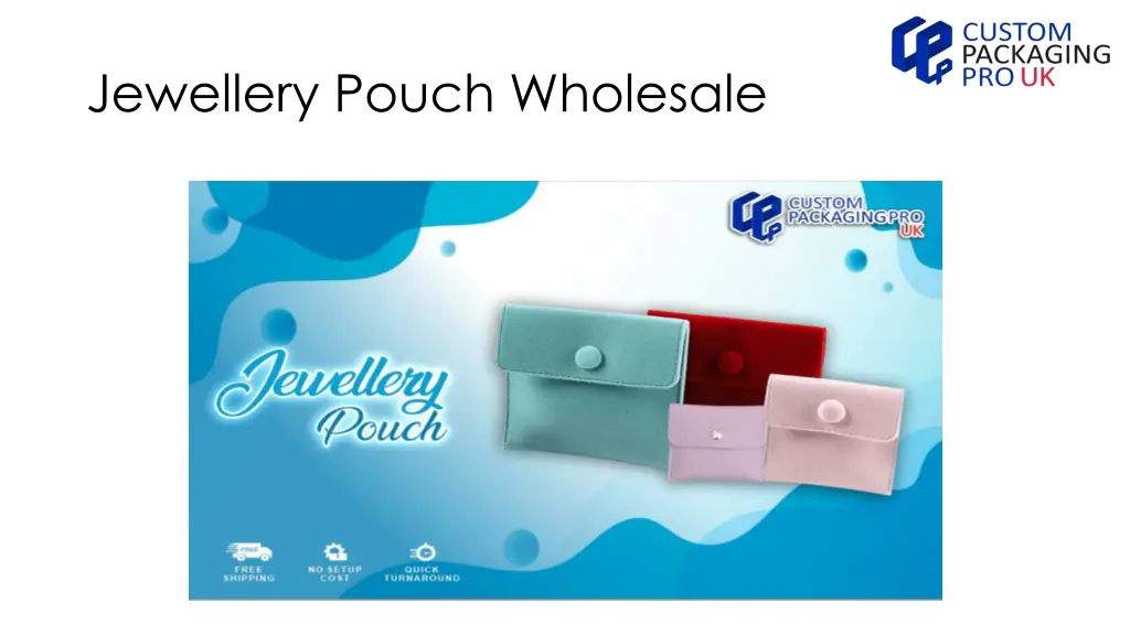 jewellery pouch wholesale