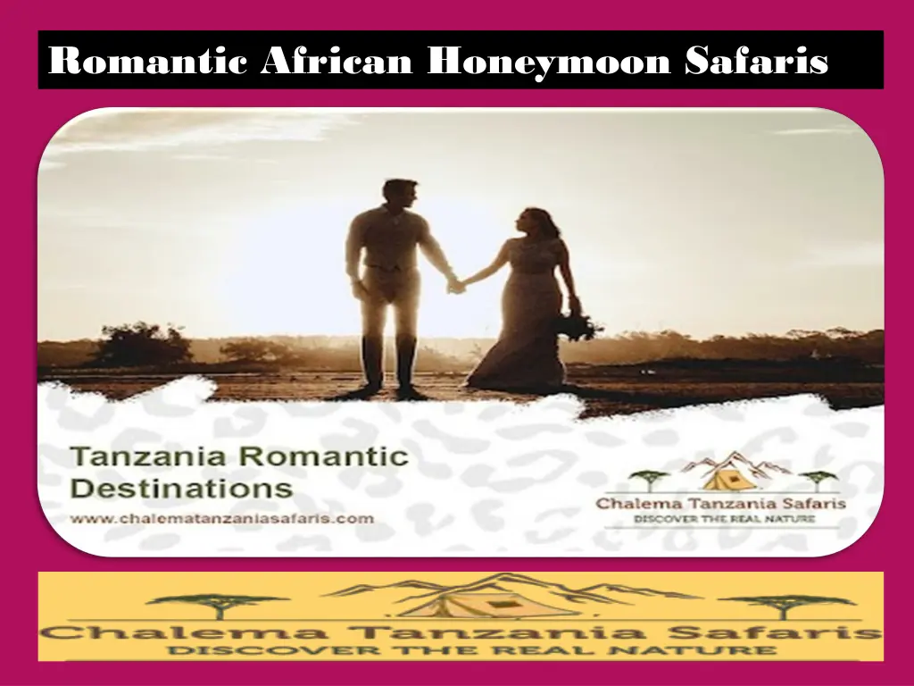 romantic african honeymoon safaris 1