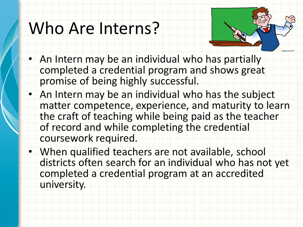 who are interns