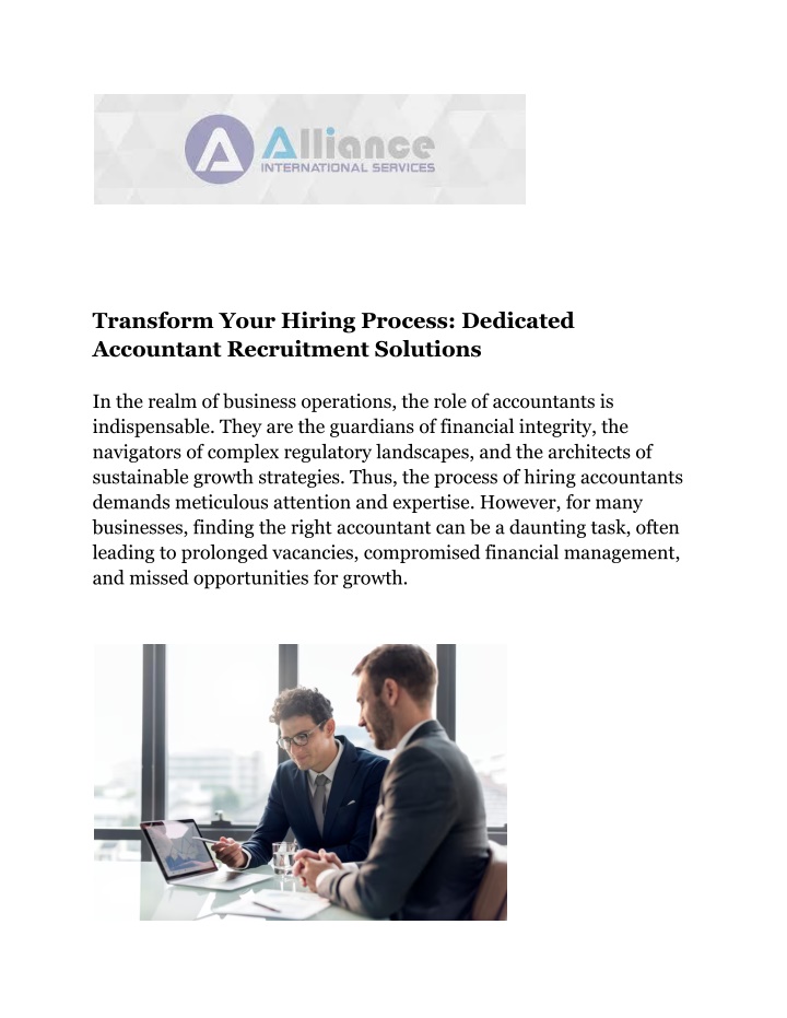 transform your hiring process dedicated