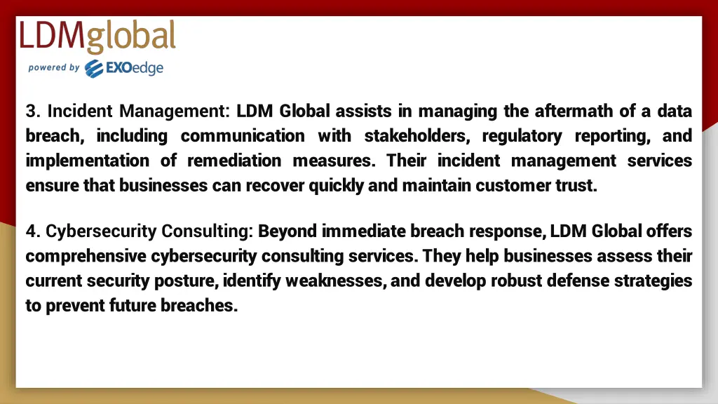 3 incident management ldm global assists