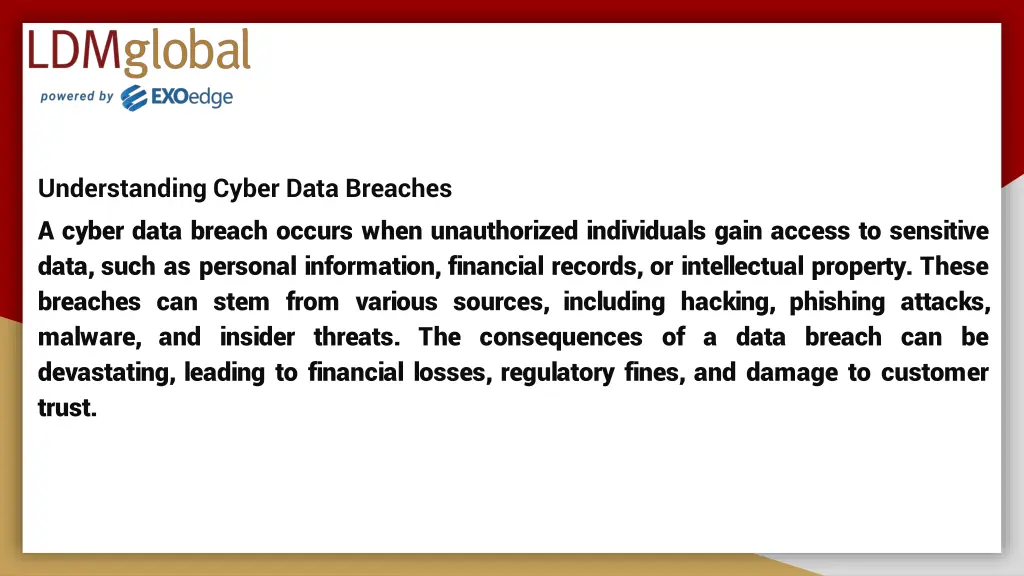 understanding cyber data breaches a cyber data