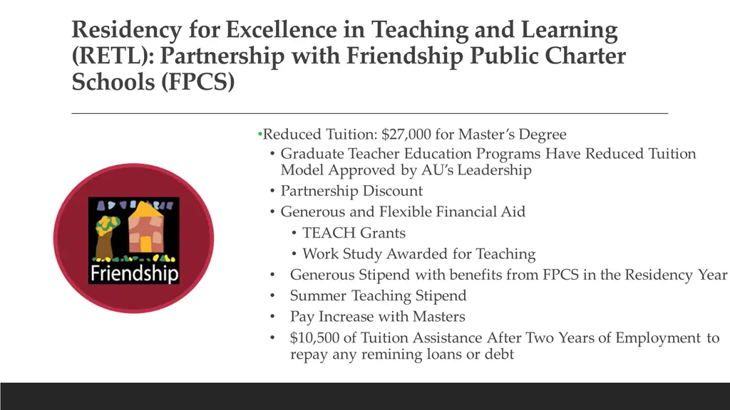 residency for excellence in teaching and learning