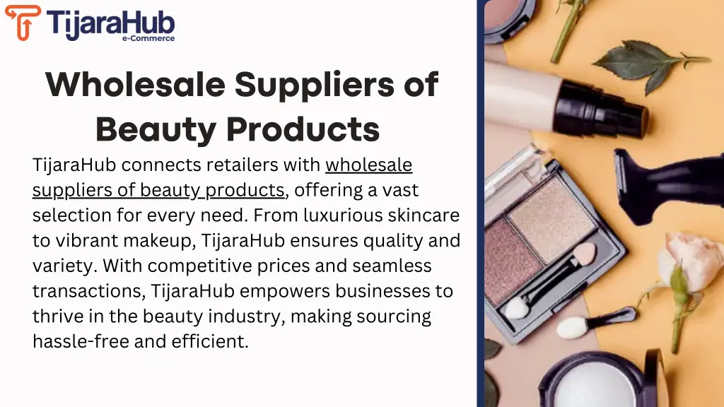 wholesale suppliers of beauty products tijarahub