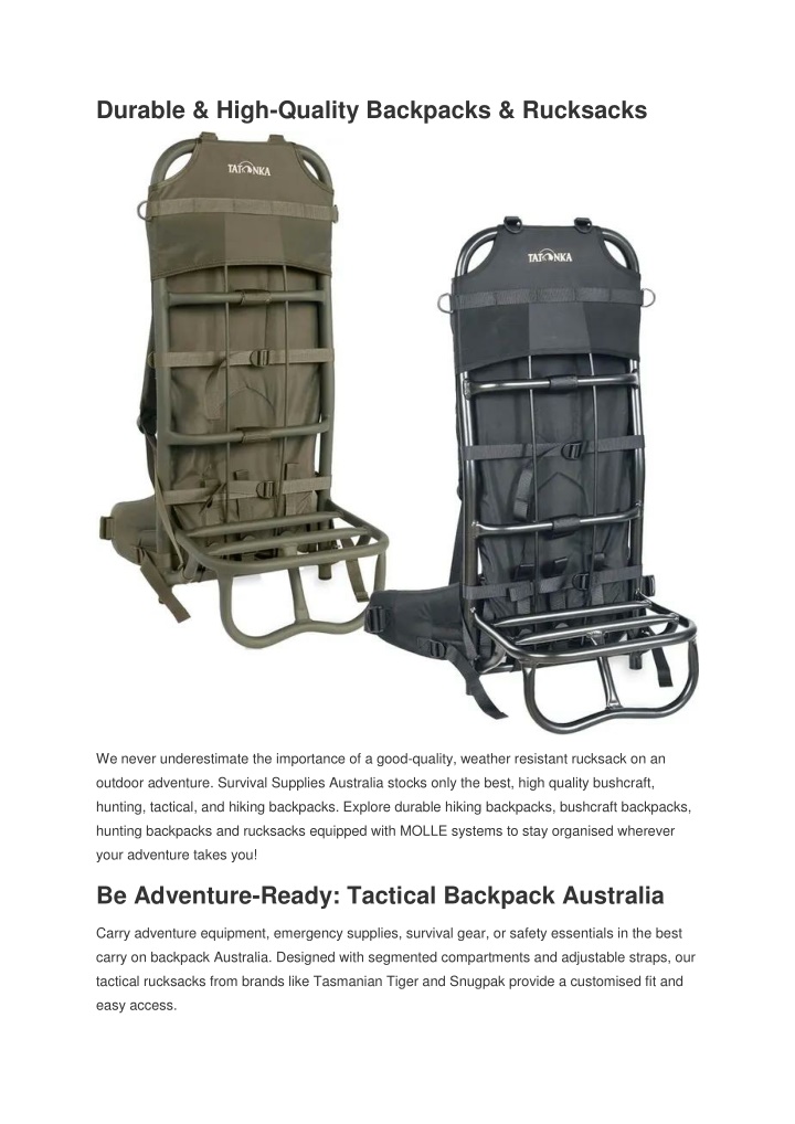 durable high quality backpacks rucksacks