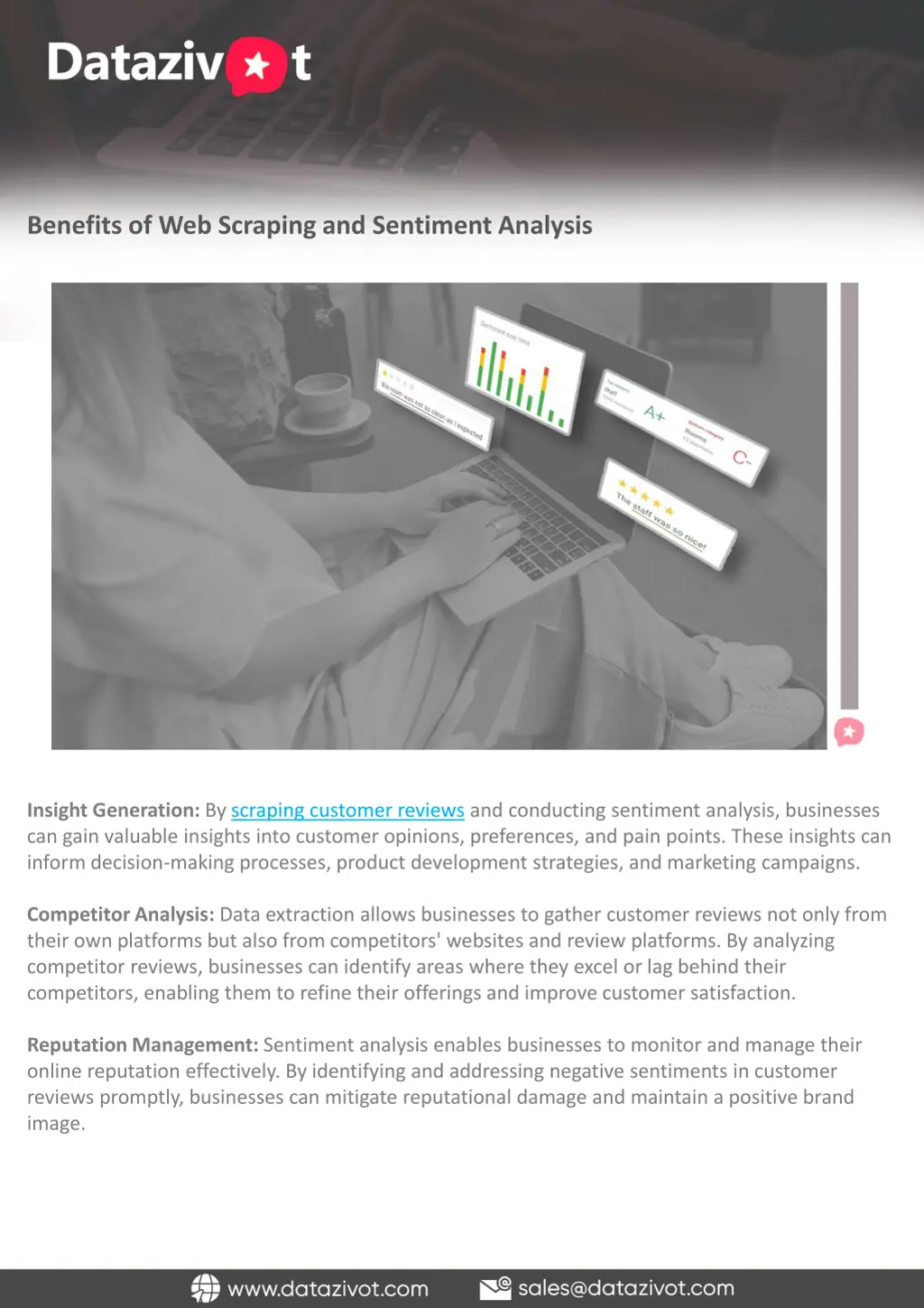 benefits of web scraping and sentiment analysis