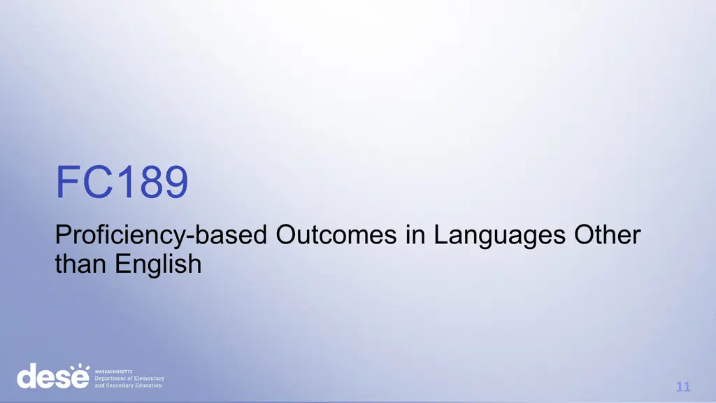 fc189 proficiency based outcomes in languages