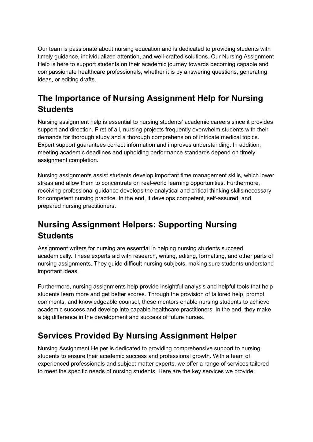 our team is passionate about nursing education