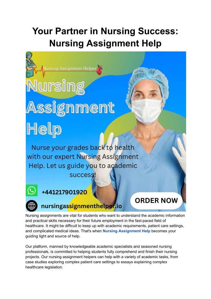 your partner in nursing success nursing