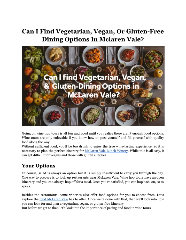 can i find vegetarian vegan or gluten free dining