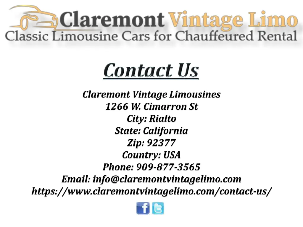 claremont vintage limousines 1266 w cimarron