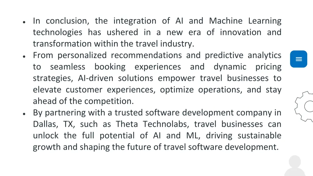 in conclusion the integration of ai and machine