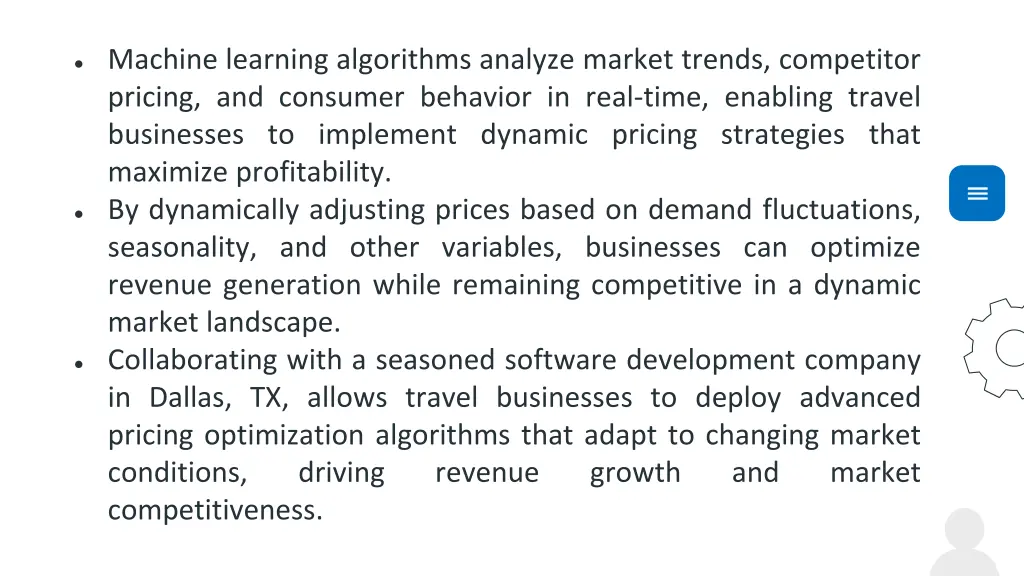 machine learning algorithms analyze market trends