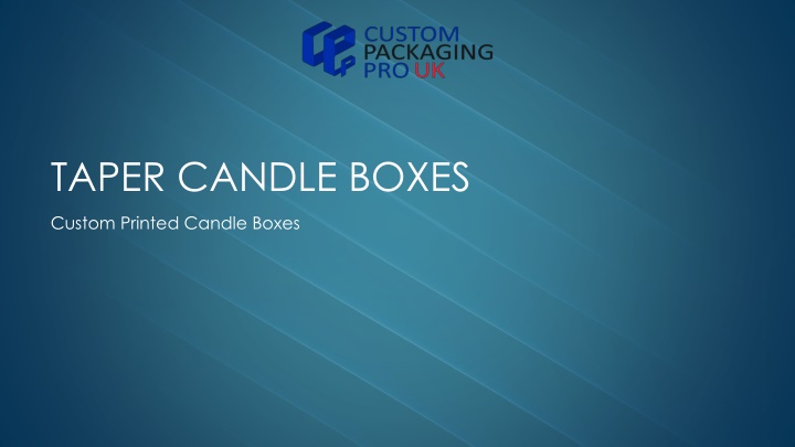 taper candle boxes