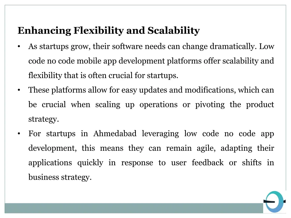 enhancing flexibility and scalability