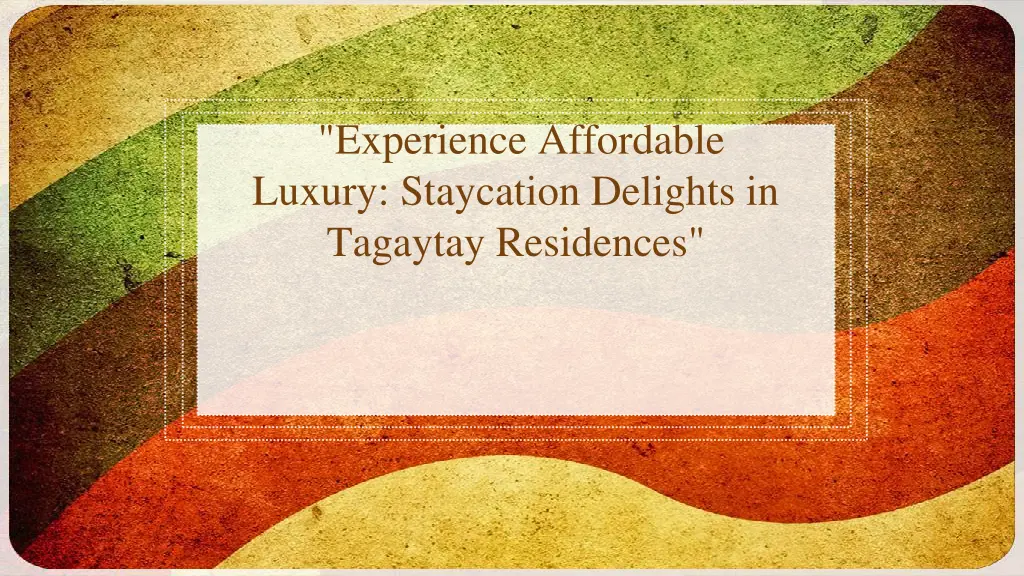 experience affordable luxury staycation delights 3