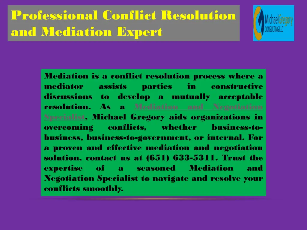 professional conflict resolution and mediation 3