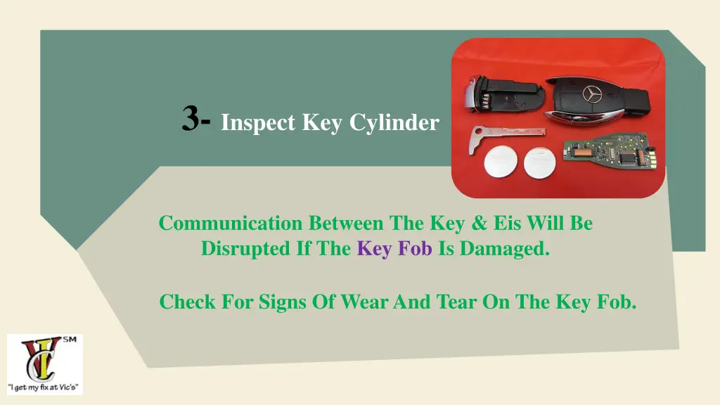 3 inspect key cylinder