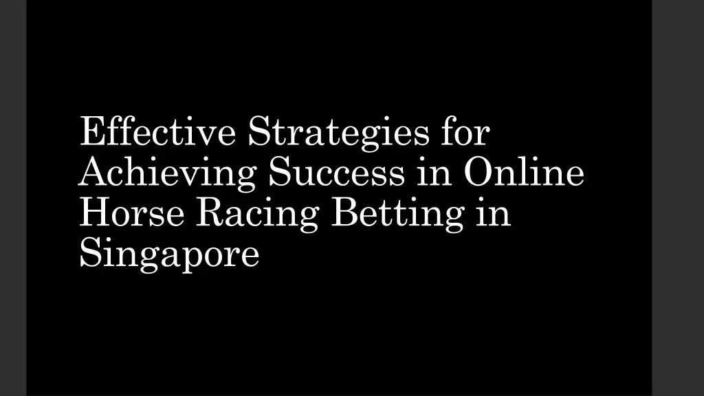 effective strategies for achieving success 4