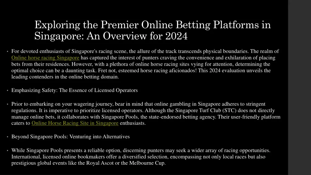 exploring the premier online betting platforms 1