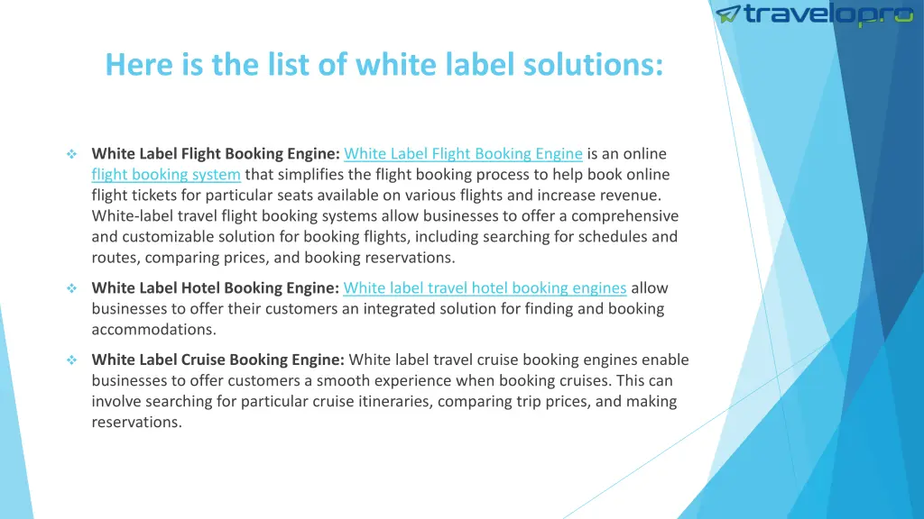 here is the list of white label solutions