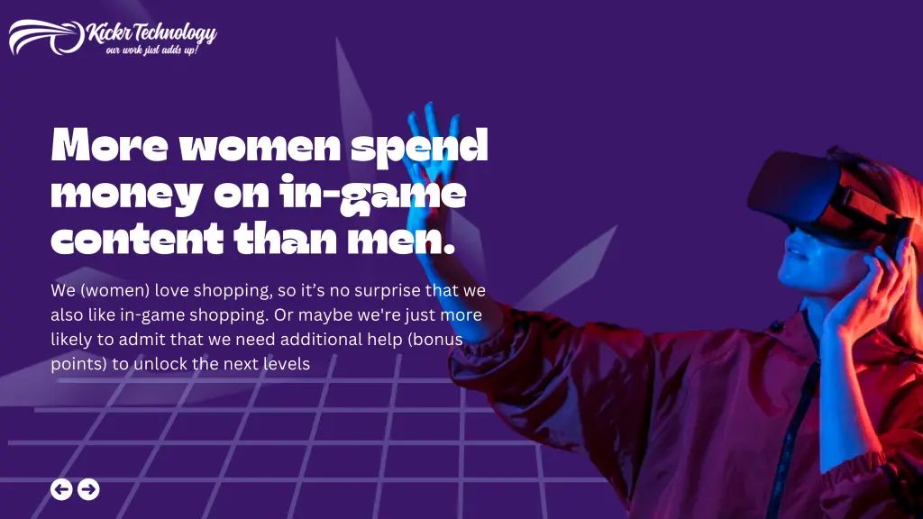 more women spend money on in game content than men