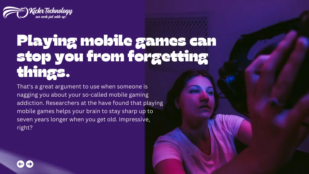 playing mobile games can stop you from forgetting