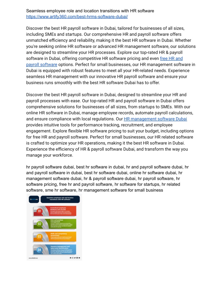 seamless employee role and location transitions