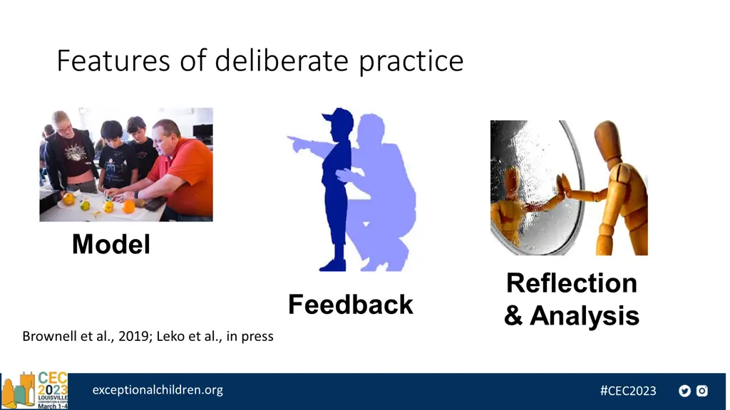 features of deliberate practice