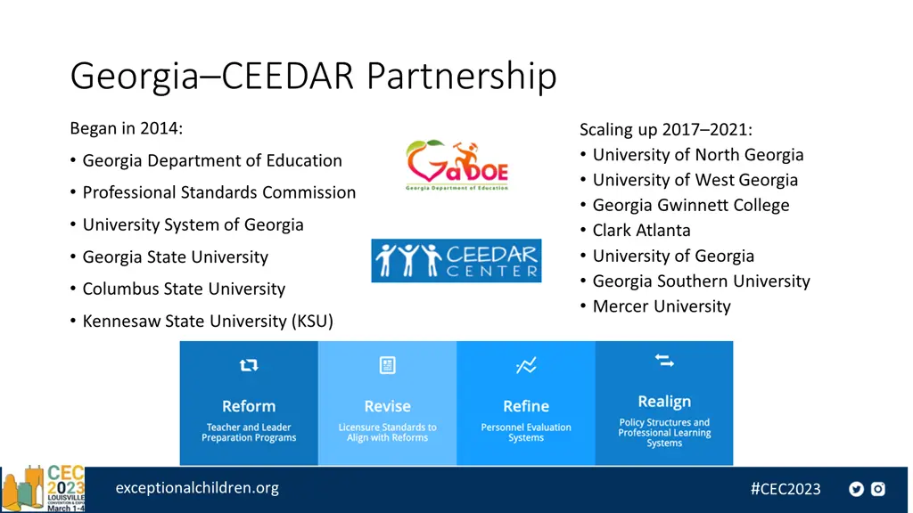 georgia ceedar partnership