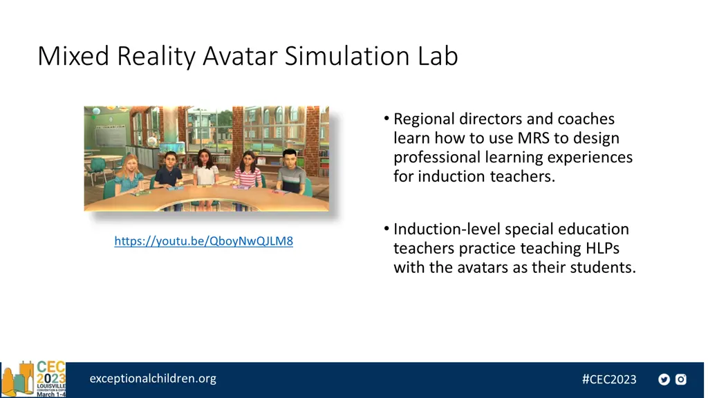 mixed reality avatar simulation lab