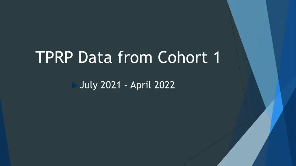 tprp data from cohort 1