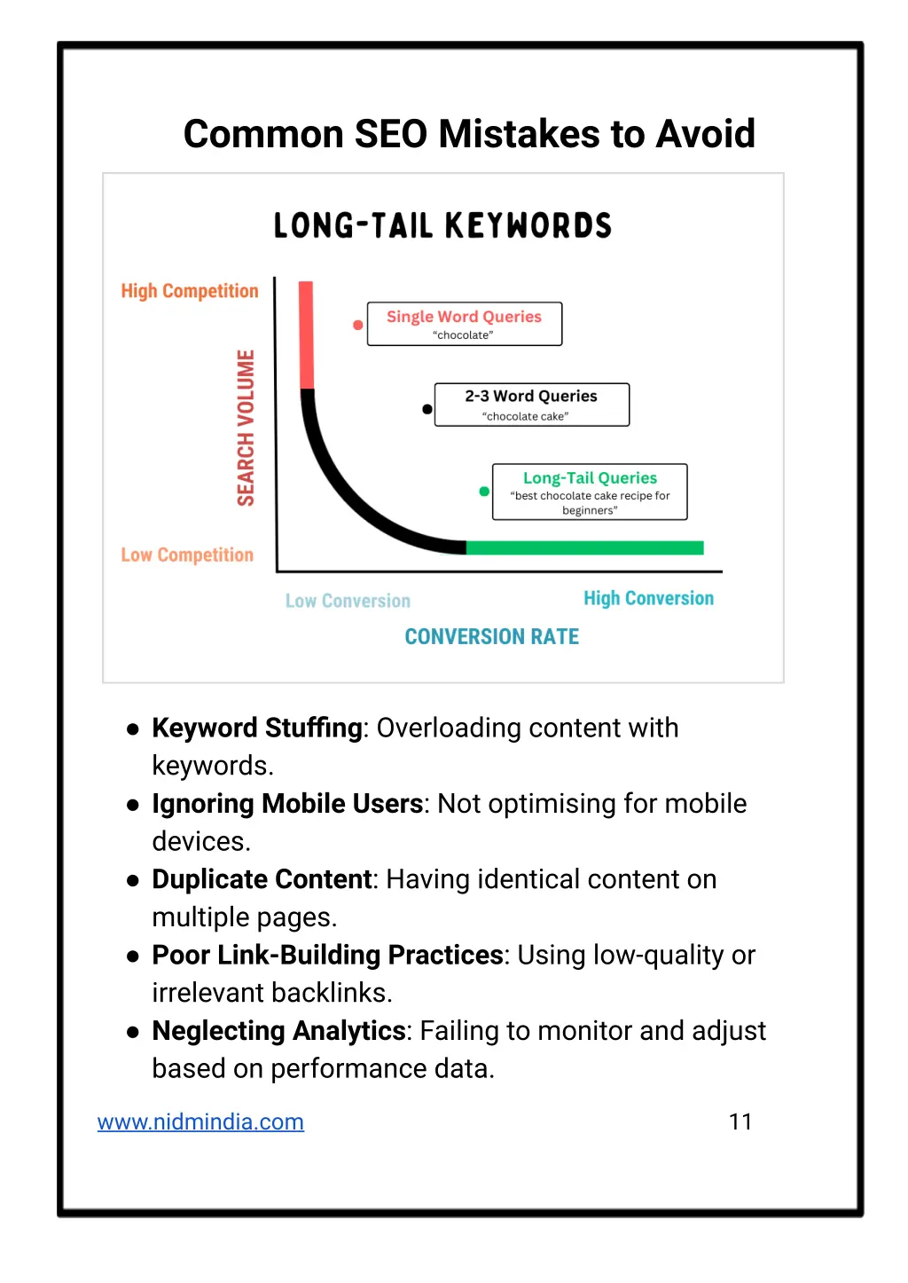 common seo mistakes to avoid