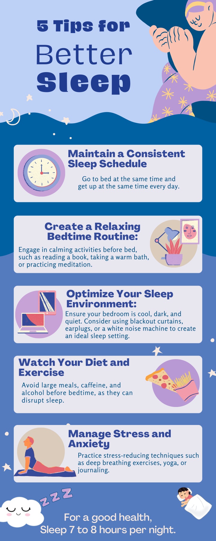 5 tips for better sleep