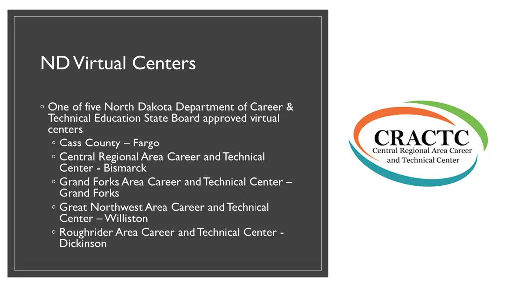 nd virtual centers