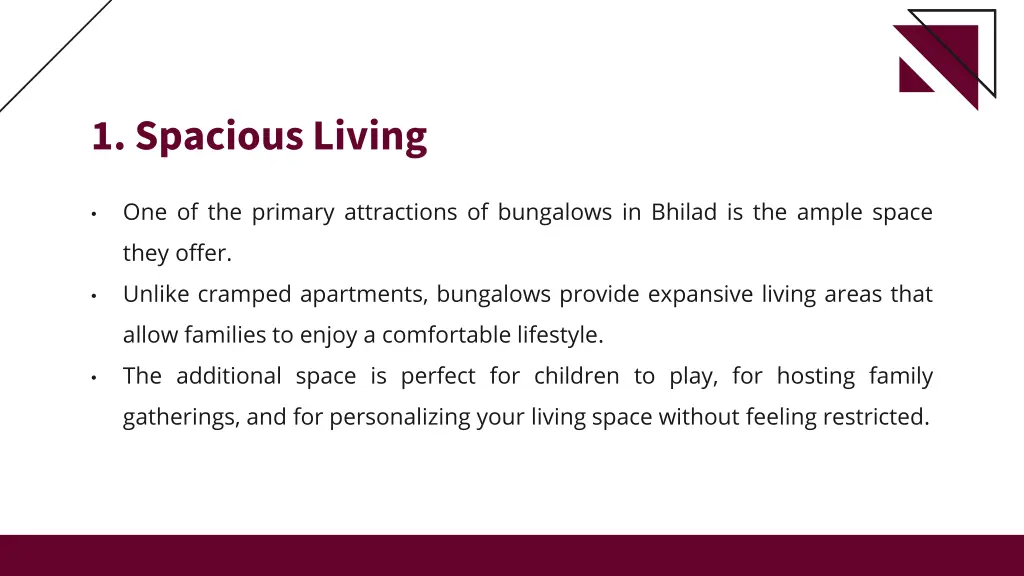 1 spacious living