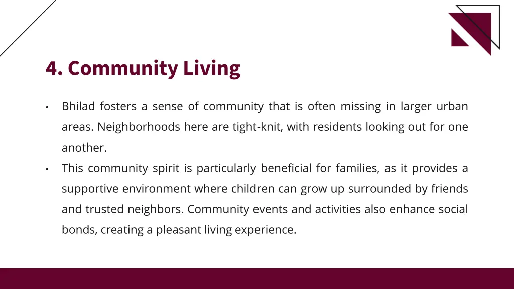 4 community living