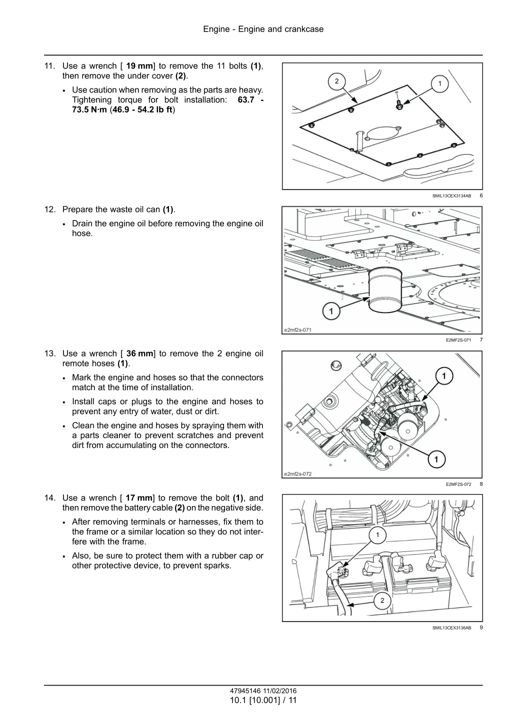 engine engine and crankcase 8