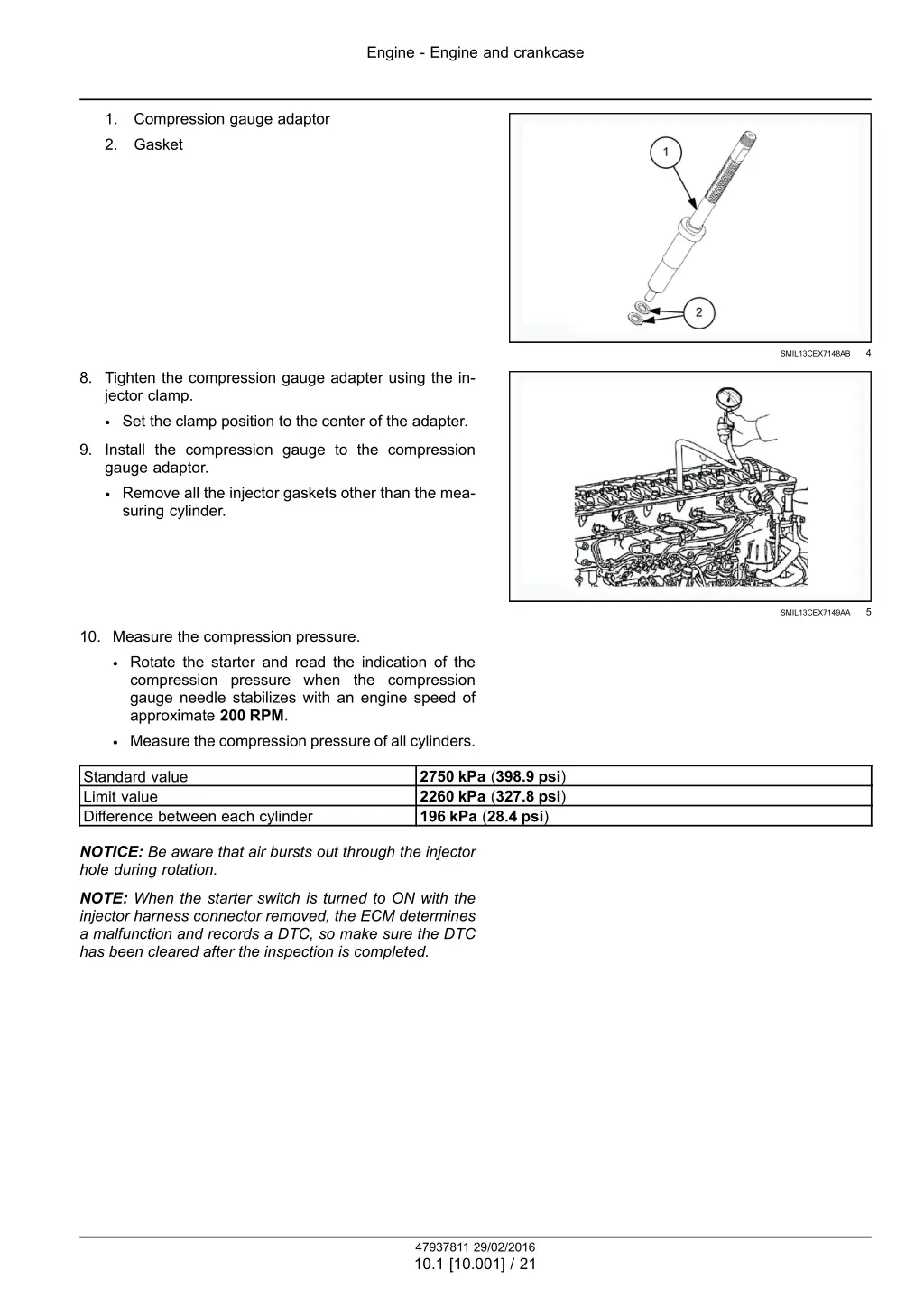 engine engine and crankcase 16