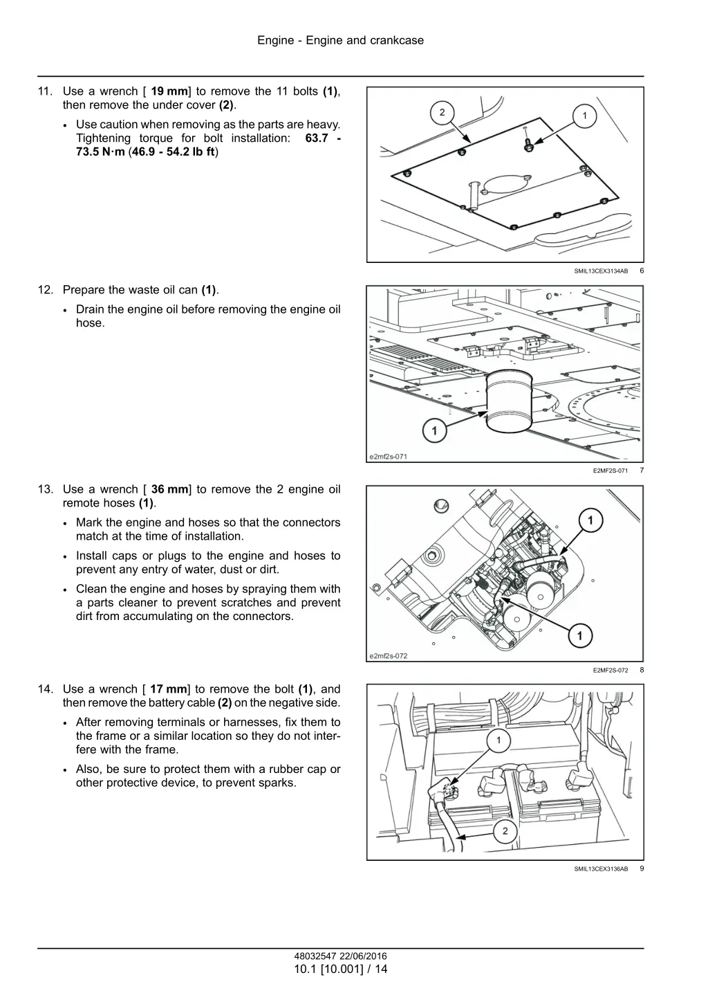 engine engine and crankcase 11