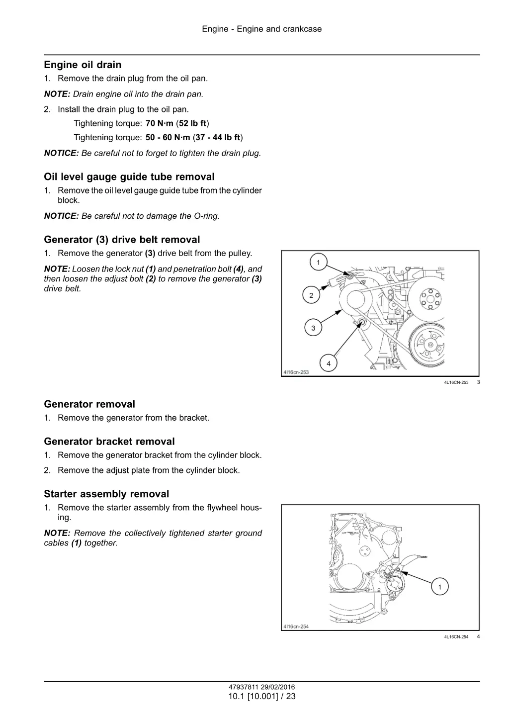 engine engine and crankcase 18