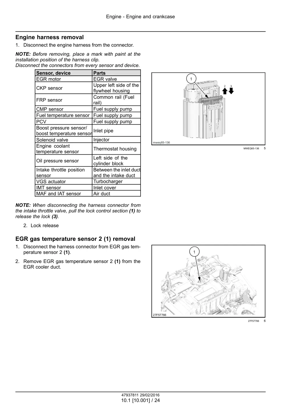 engine engine and crankcase 19