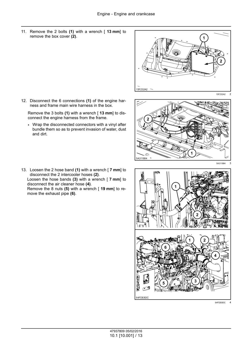 engine engine and crankcase 8