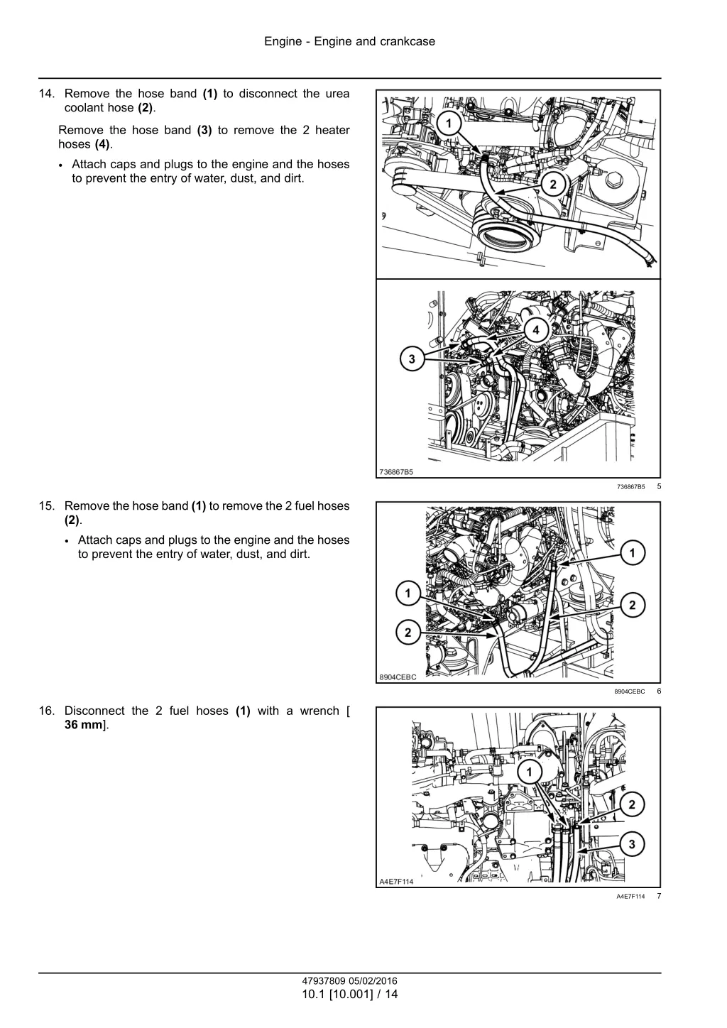 engine engine and crankcase 9