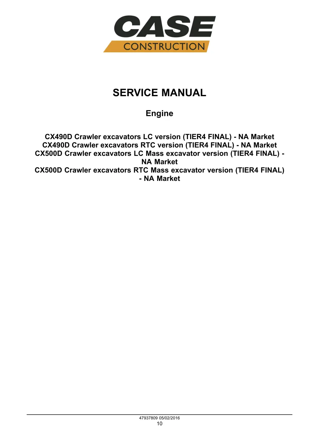 service manual 1