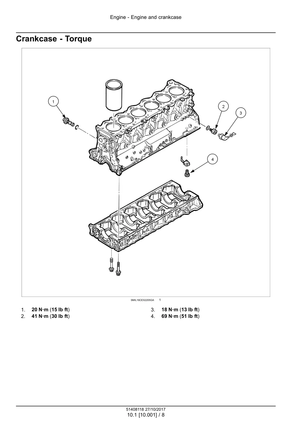 engine engine and crankcase 2